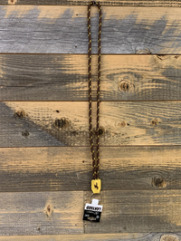 Spirit Product Ltd. Brown and Gold Lanyard