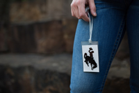 Neil® Plastic Bucking Horse Luggage Tag