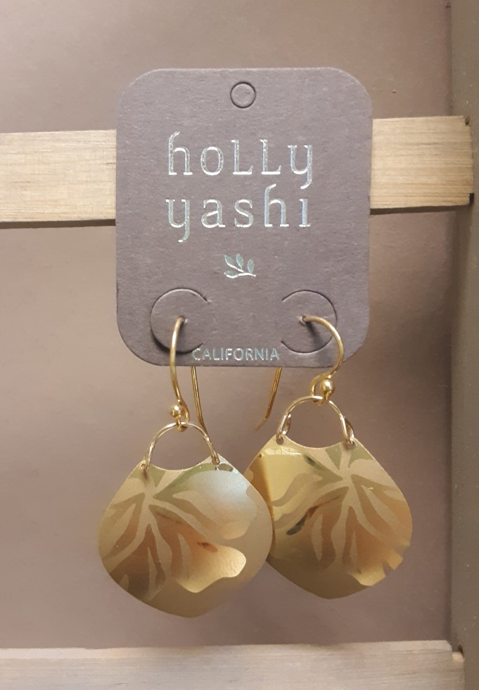 Holly Yashi® Gold Gardenia Earrings (SKU 139268611183)