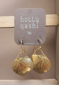 Holly Yashi Gold Gardenia Earrings