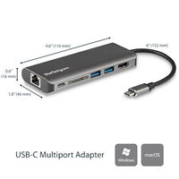 STARTECH USB-C MULTIPORT ADAPTER 60W PD