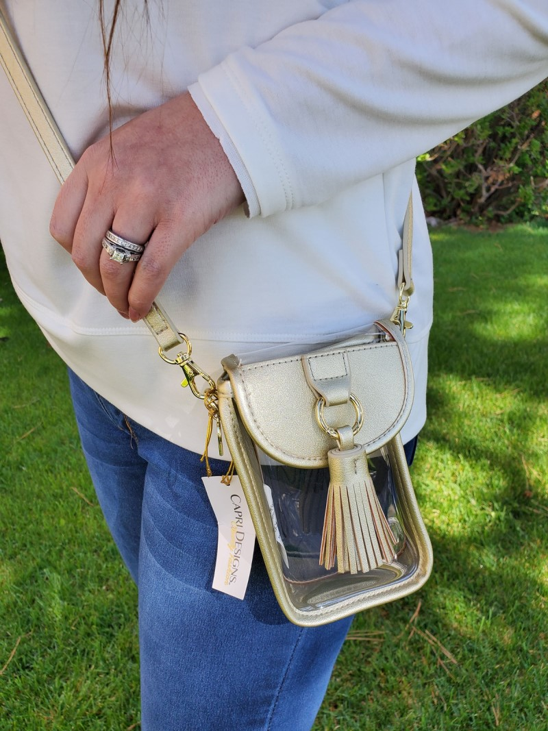 clear crossbody phone bag