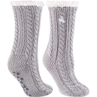 TCK® Miss Chalet Bucking Horse Fuzzy Slipper Socks