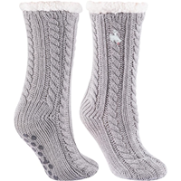 2D. TCK® Miss Chalet Bucking Horse Fuzzy Slipper Socks