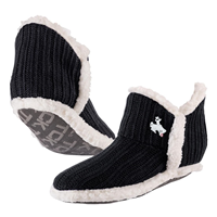 TCK® Alpen Glow Bucking Horse Fuzzy Slipper Boots