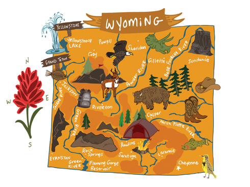 Hello: Wyoming Single Card (SKU 139782351428)