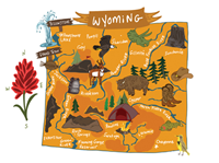Hello: Wyoming Single Card