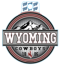 Blue 84® Wyoming Cowboys Mountains Sticker