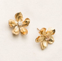 Holly Yashi® Double Plumeria Post Earrings