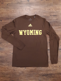 wyoming cowboys adidas apparel