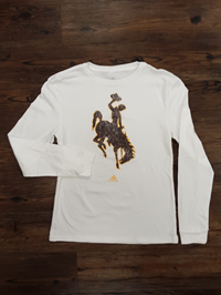 Adidas® Ladies Amplifier Long Sleeve Bucking Horse Tee