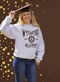 *GRAD FAIR SPECIAL* Jerzees® Wyoming Alumni Crew