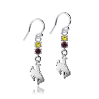 Dayna U® Bucking Horse Earrings with Crystals