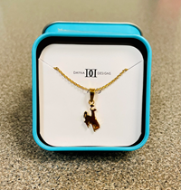 Dayna U® Gold Plated Bucking Horse Necklace