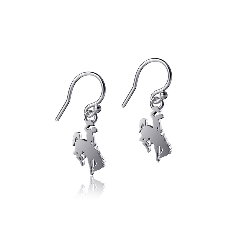 Dayna U® Sterling Silver Drop Charm Small Bucking Horse Earrings (SKU 140185721183)