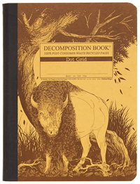 Decomposition Book Dot Grid Bison