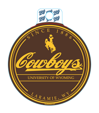 Blue 84® Circle University of Wyoming Cowboys Sticker