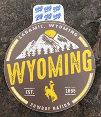Blue 84® Circle Cowboy Nation Sticker