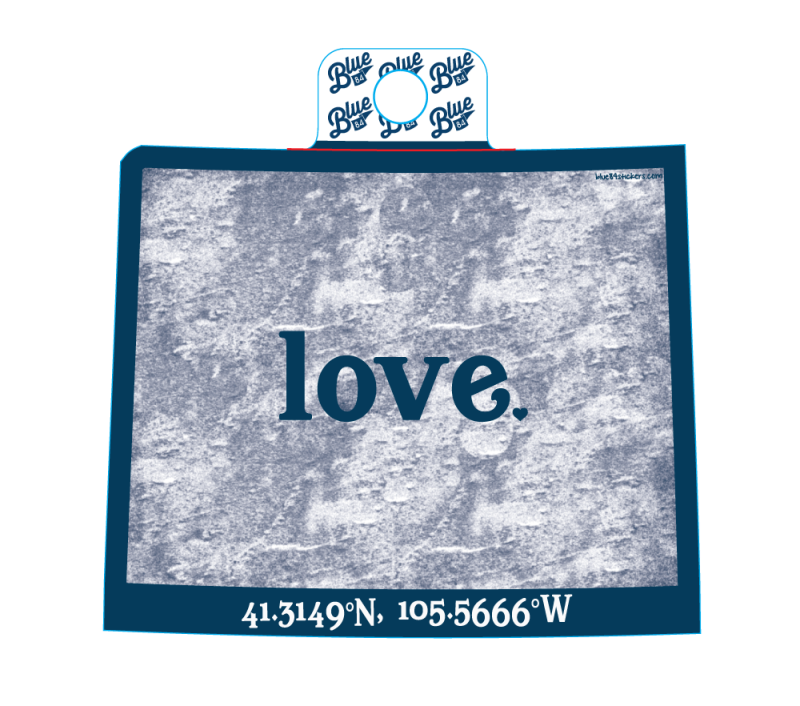 Blue 84® State Love Coordinates (SKU 140274821584)