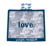 Blue 84® State Love Coordinates