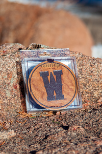 3F. LazerEdge® Wooden Wyoming Coasters