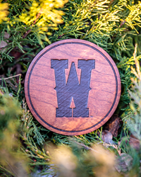 LazerEdge® Wooden Wyoming Coasters