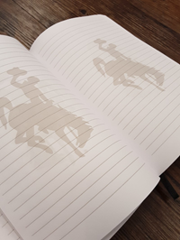 Faux Leather Bucking Horse Journal -  1
