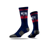 Strideline® Classic Crew Wyoming State Sock