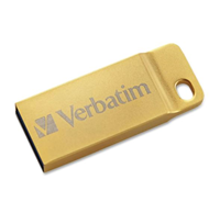 Verbatim Metal Executive 32Gb Flash Drive Usb 3.O Gold