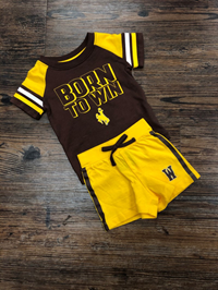 Colosseum® Born to Win Wyoming Tee and Short Set