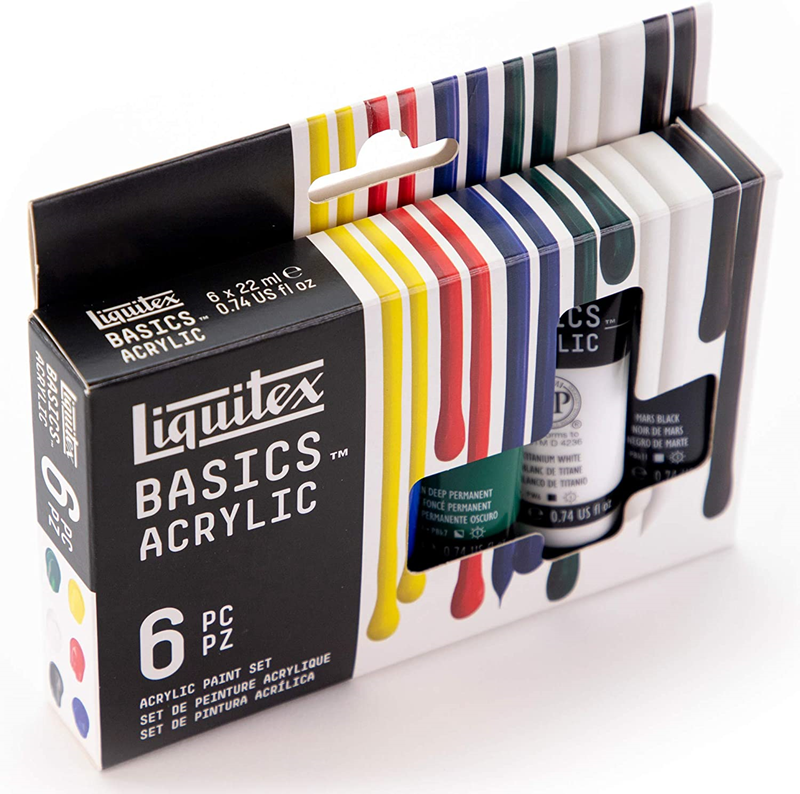 Paint Acrylic Basics Set Of 6 (SKU 140725741297)