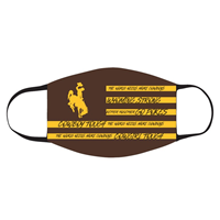 Neil® Bucking Horse Flag World Needs More Cowboys Face Masks