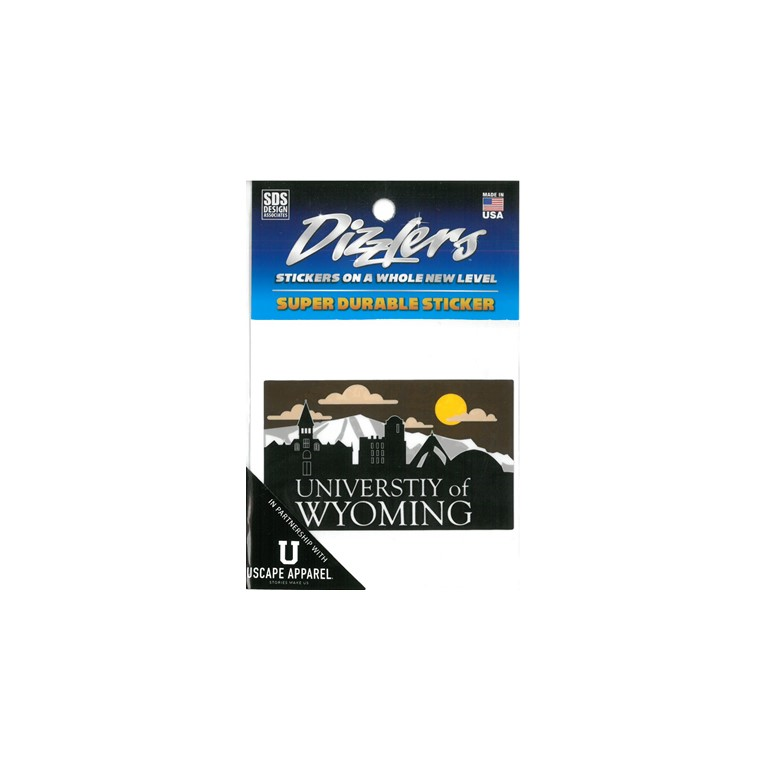 USCAPE® Dizzler Sticker Cloudy Skyline Wyoming (SKU 140785901584)