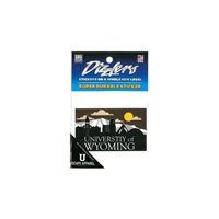 USCAPE® Dizzler Sticker Cloudy Skyline Wyoming