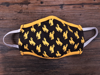 Third Street Sportswear® Cotton Bucking Horse Repeat Face Mask