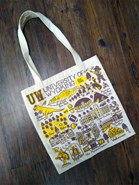 Julia Gash UW Collage Tote Bag