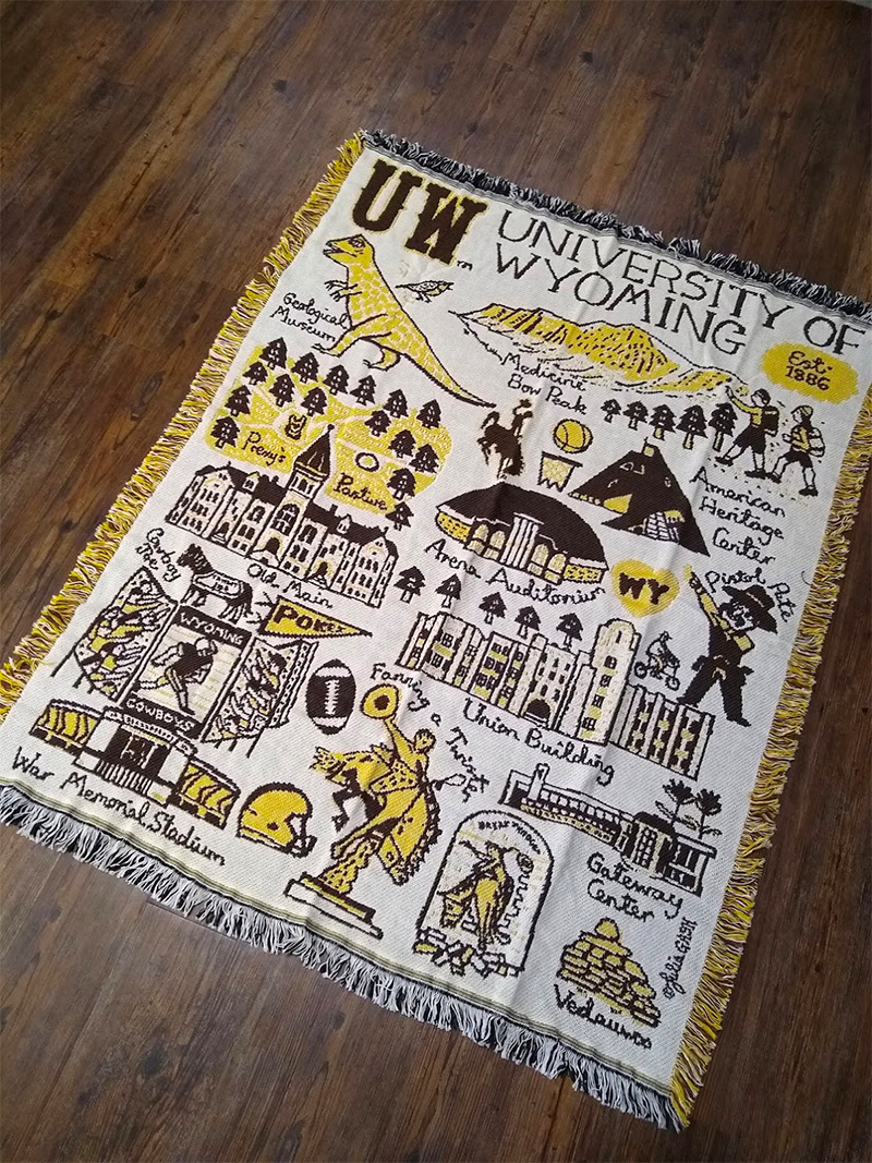 Julia Gash UW Collage Tapestry Blanket (SKU 140795591324)