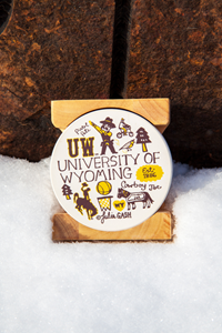 Julia Gash UW Collage Coaster Set