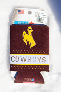 Bling Cowboys with Bucking Horse Can Coozie