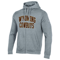 Under Armour® All Day Fleece Wyoming Cowboys Full Zip Hoodie