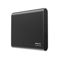 Pny Pro Elite 500 Gb Portable Solid State Drive - External