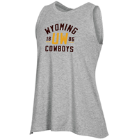 Champion® Ladies Tie Back Wyoming Cowboys UW Tank