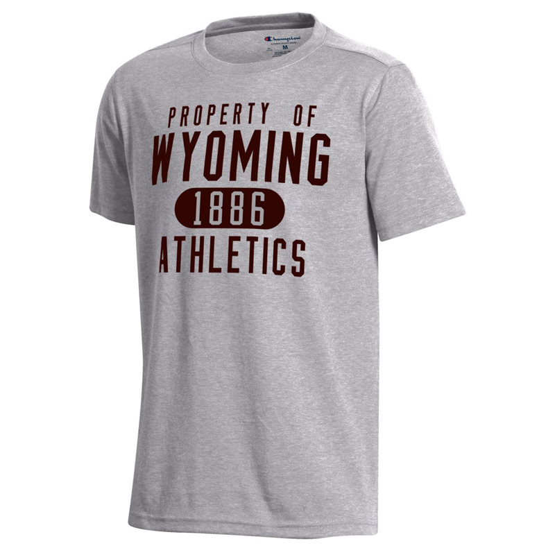 Champion® Youth Property of Wyoming Athletics Tee (SKU 140920911047)