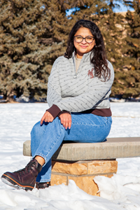 Champion® Ladies All Over Champion Script Bucking Horse Crop 1/4 Zip* WAS $54.99 NOW $35