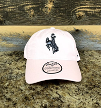 Zephyr® Metallic Bucking Horse Pink Cap