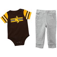 Colosseum® Infant Bucking Horse Stripe Onsie and Sweatpant Set