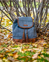 Simply Noelle Canvas and Faux Leather Backpack