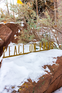 Peace on Earth Metal Wall Decor