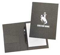 Personalized Bucking Horse Padfolio