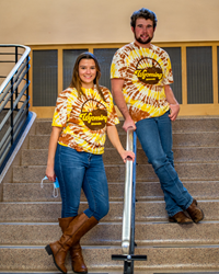 Uscape® 70s Style Wyoming Tie Dye Tee